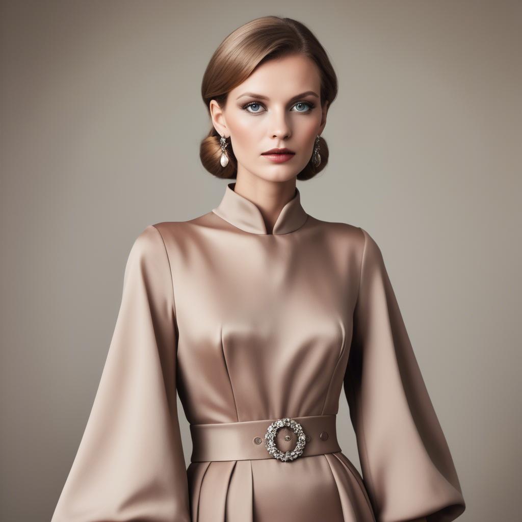 A stunning image of german glamour in a soft silhouette.