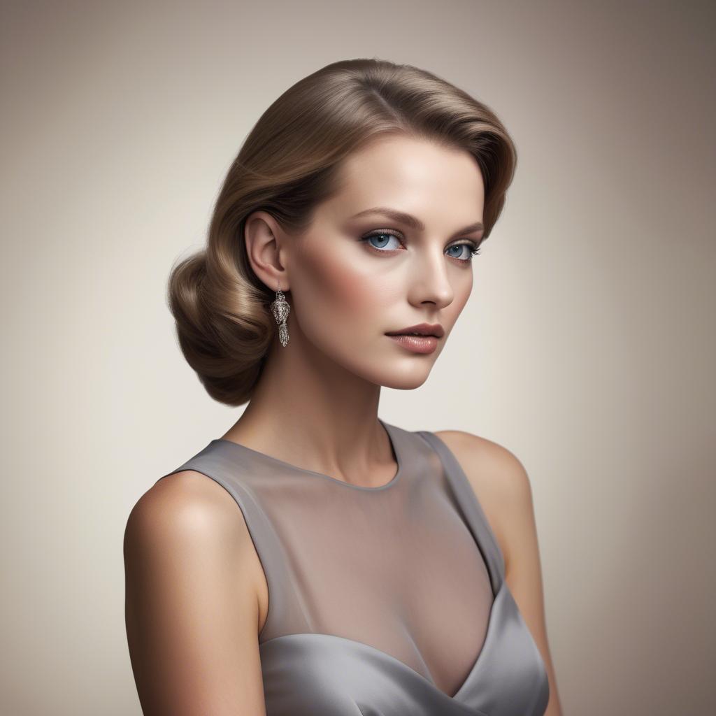 A stunning image of german glamour in a soft silhouette.
