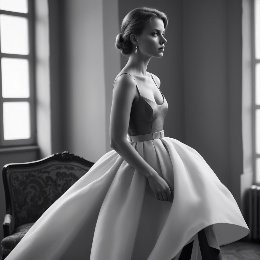 A stunning image of german glamour in a soft silhouette.