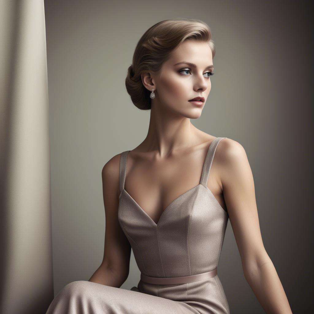 A stunning image of german glamour in a soft silhouette.