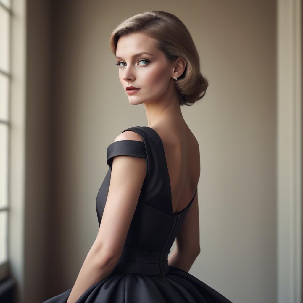A stunning image of german glamour in a soft silhouette.