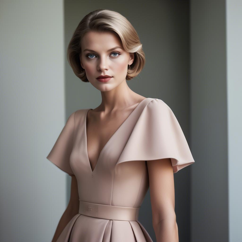 A stunning image of german glamour in a soft silhouette.
