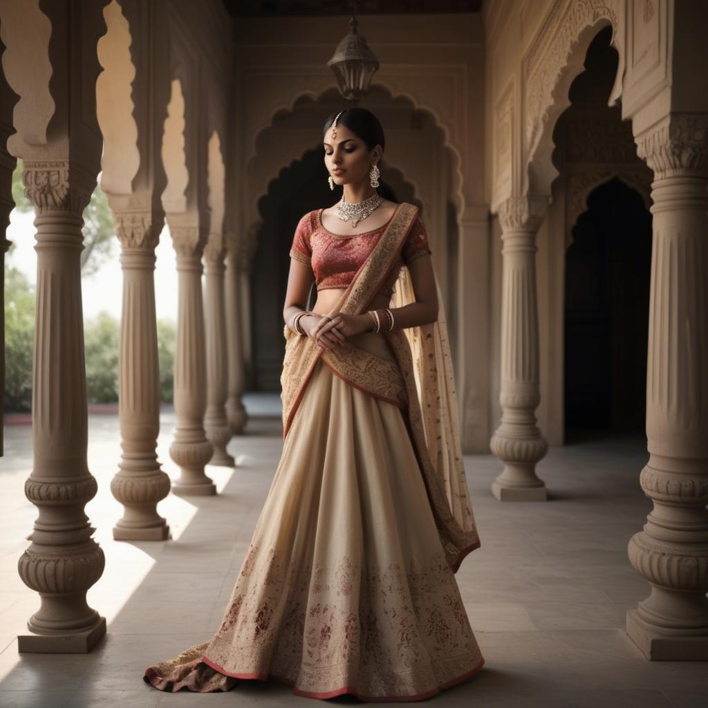 A stunning image of indian elegance in soft shadows.