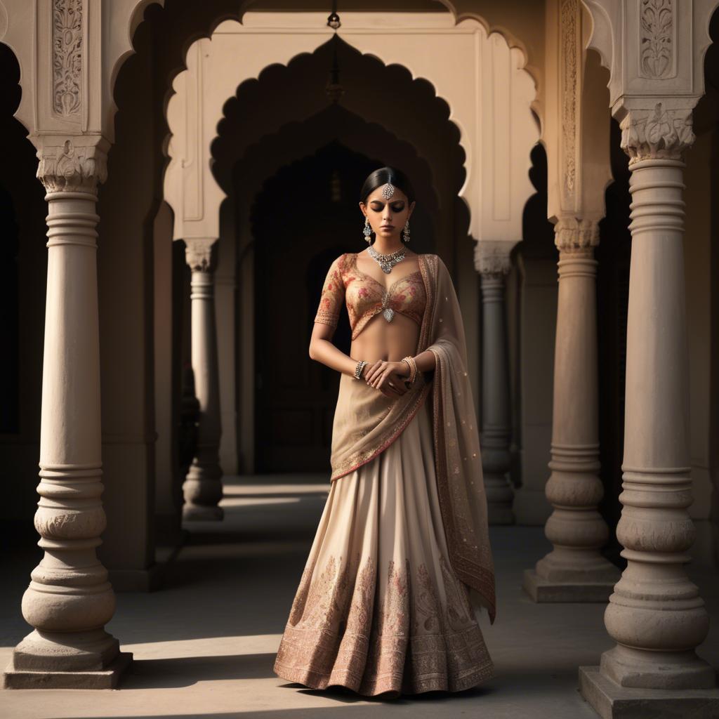 A stunning image of indian elegance in soft shadows.