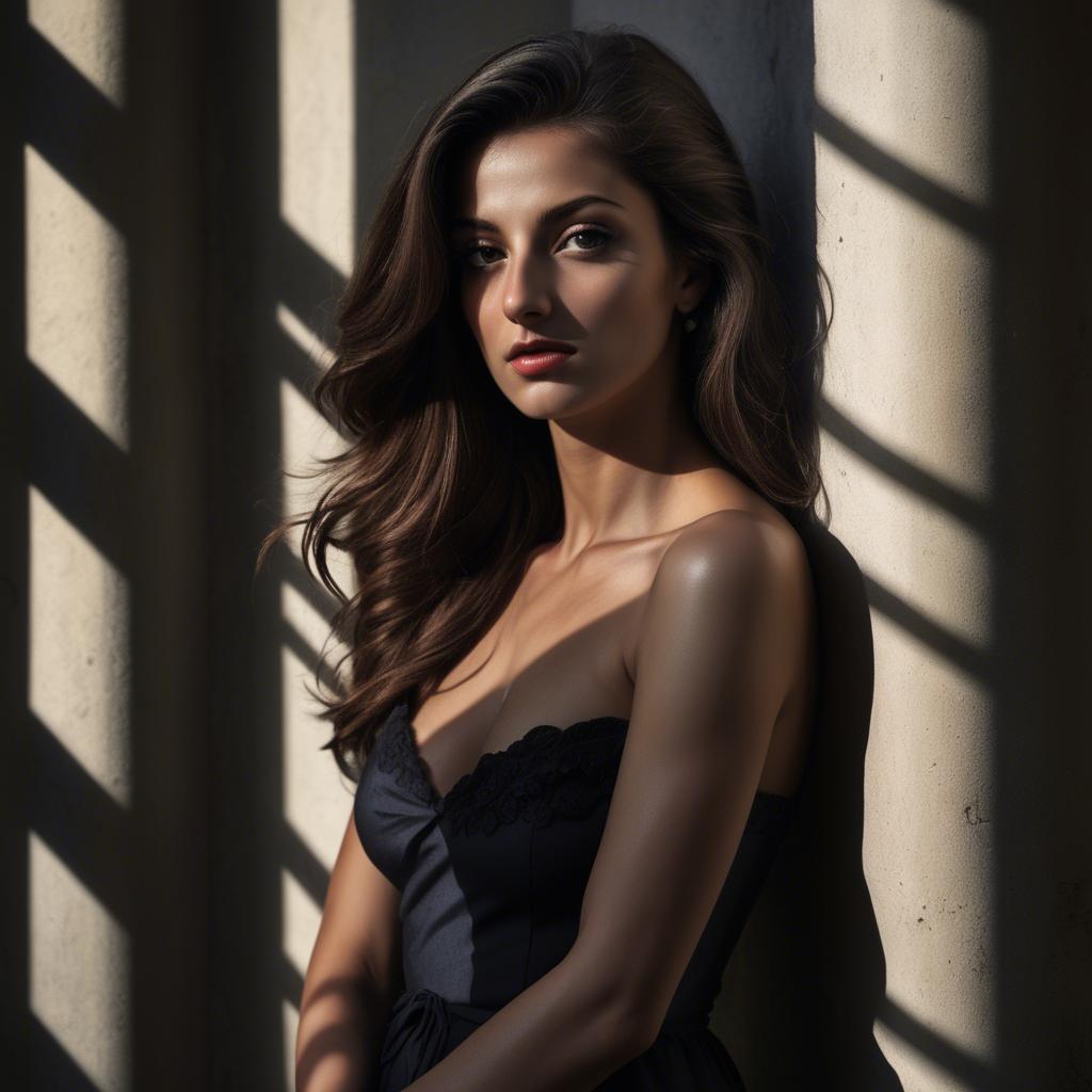 A stunning image of italian beauty in dramatic shadows.