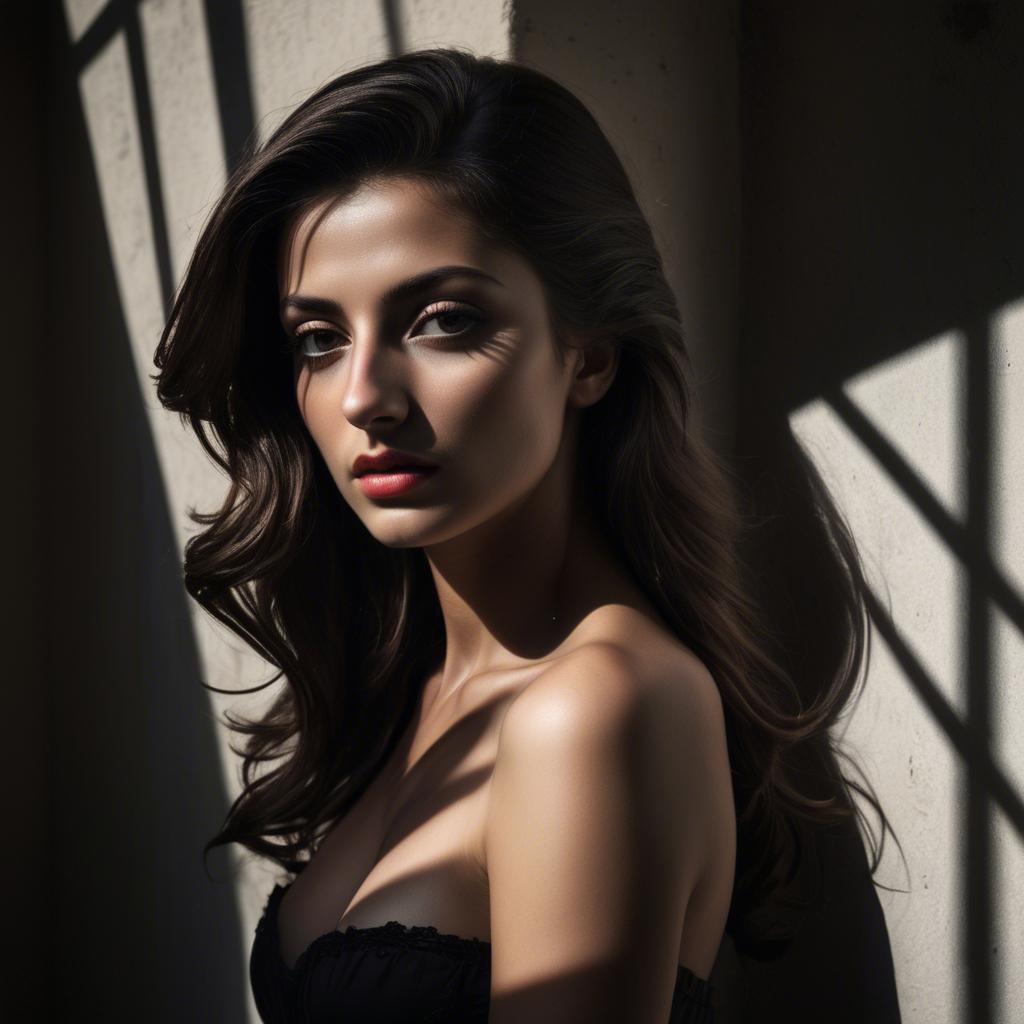 A stunning image of italian beauty in dramatic shadows.