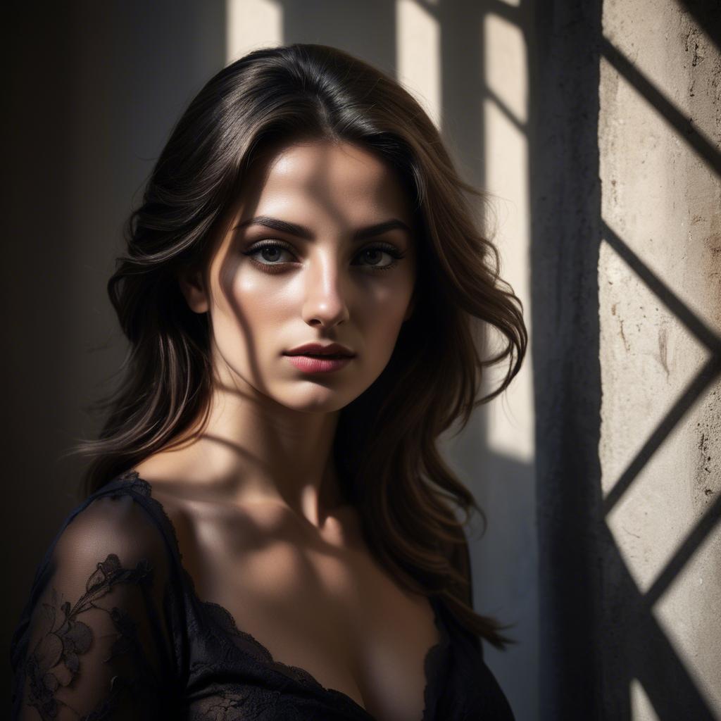 A stunning image of italian beauty in dramatic shadows.