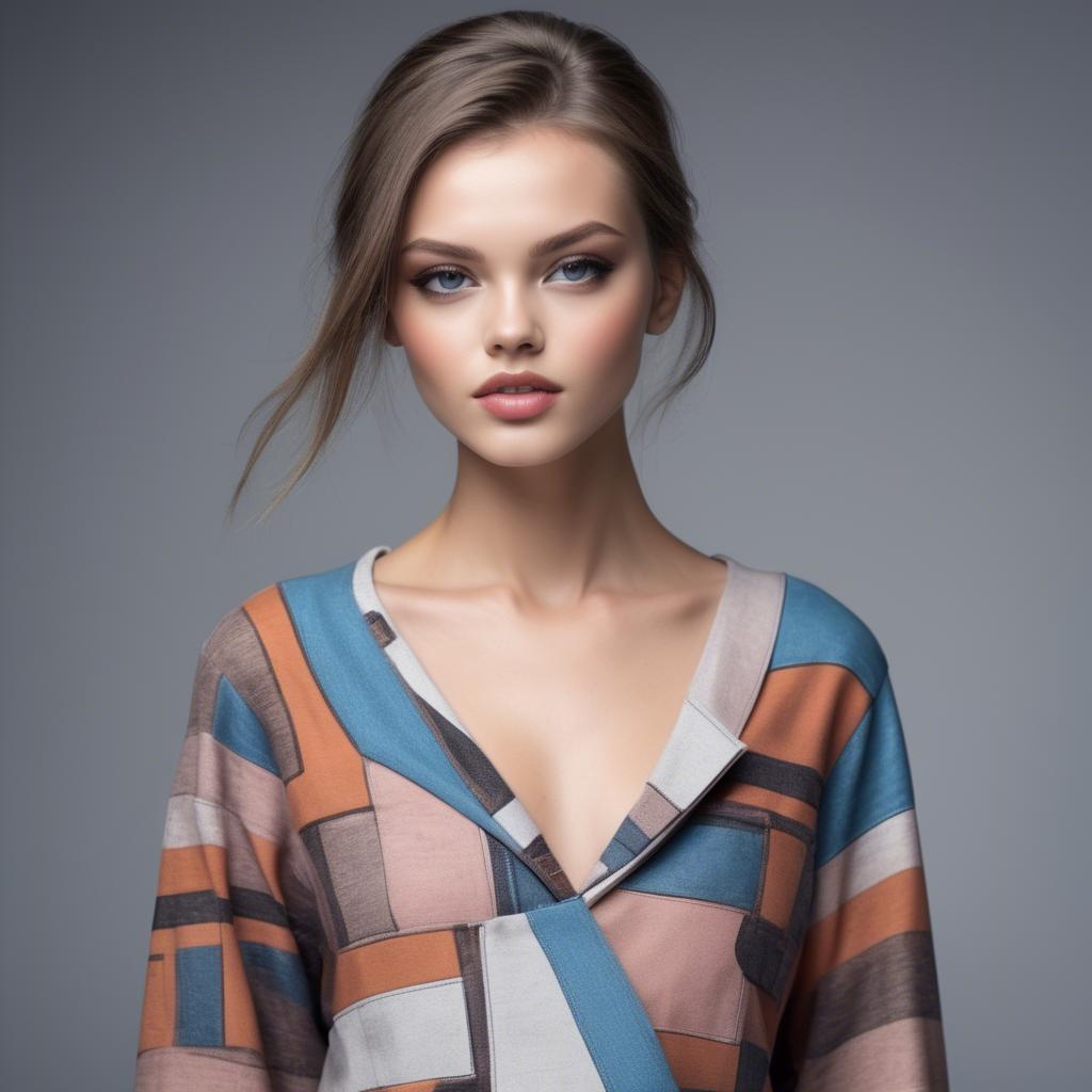 A stunning image of modern fashion model.
