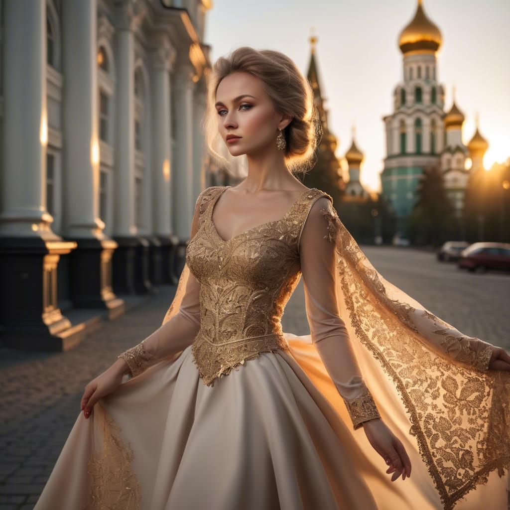 A stunning image of russian elegance in golden hour.