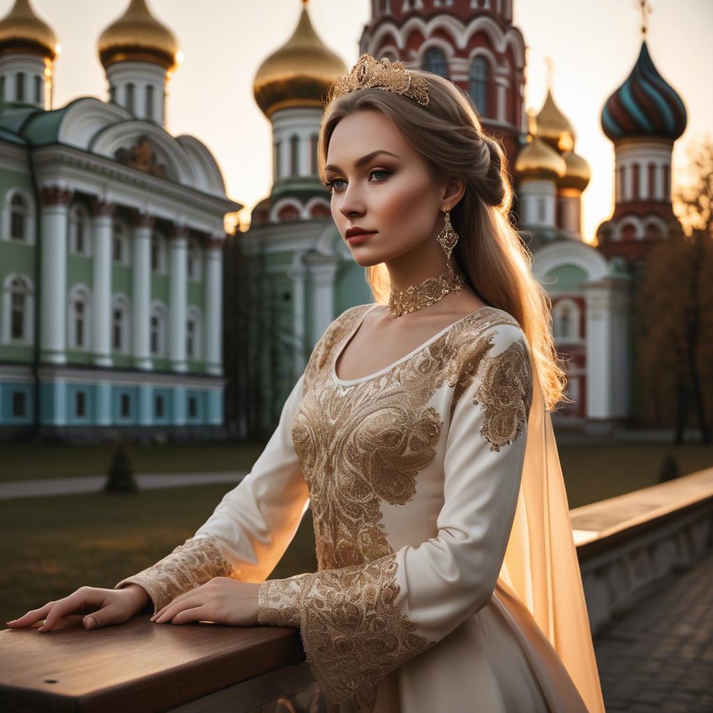 A stunning image of russian elegance in golden hour.