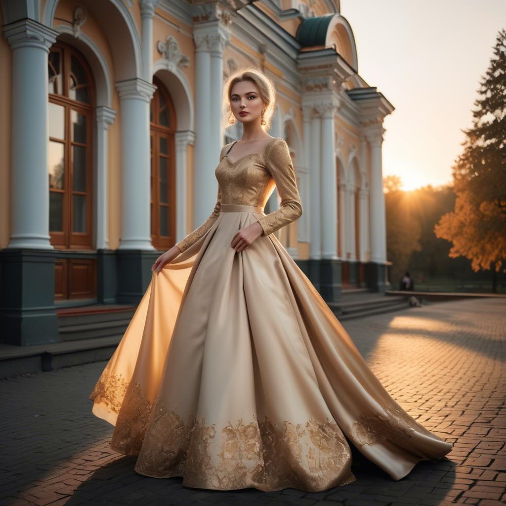 A stunning image of russian elegance in golden hour.