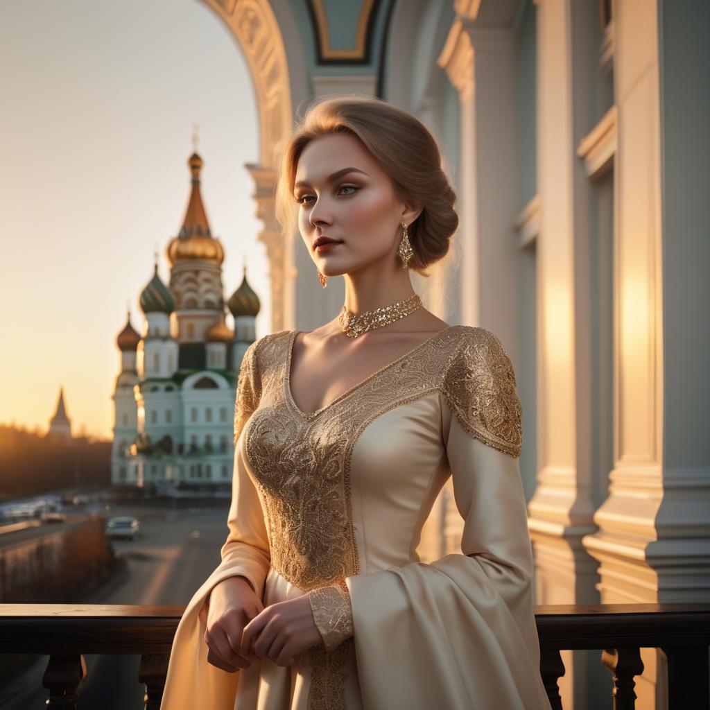 A stunning image of russian elegance in golden hour.