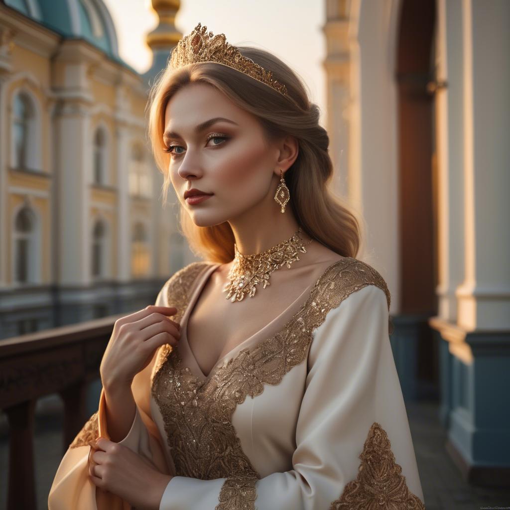 A stunning image of russian elegance in golden hour.