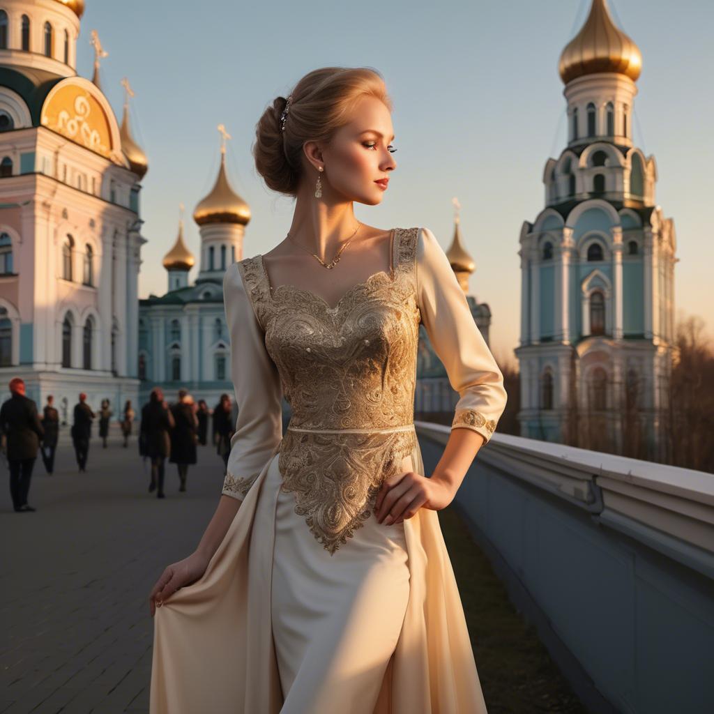 A stunning image of russian elegance in golden hour.