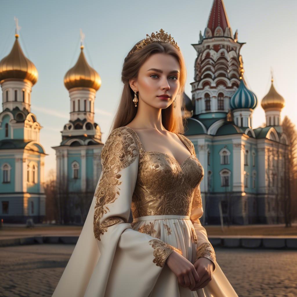 A stunning image of russian elegance in golden hour.
