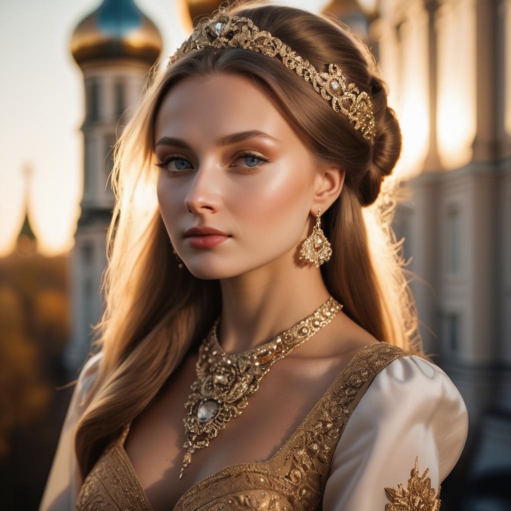 A stunning image of russian elegance in golden hour.