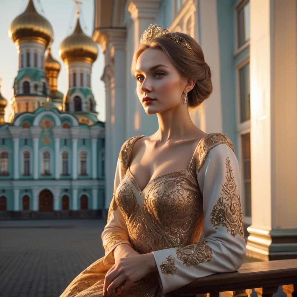 A stunning image of russian elegance in golden hour.