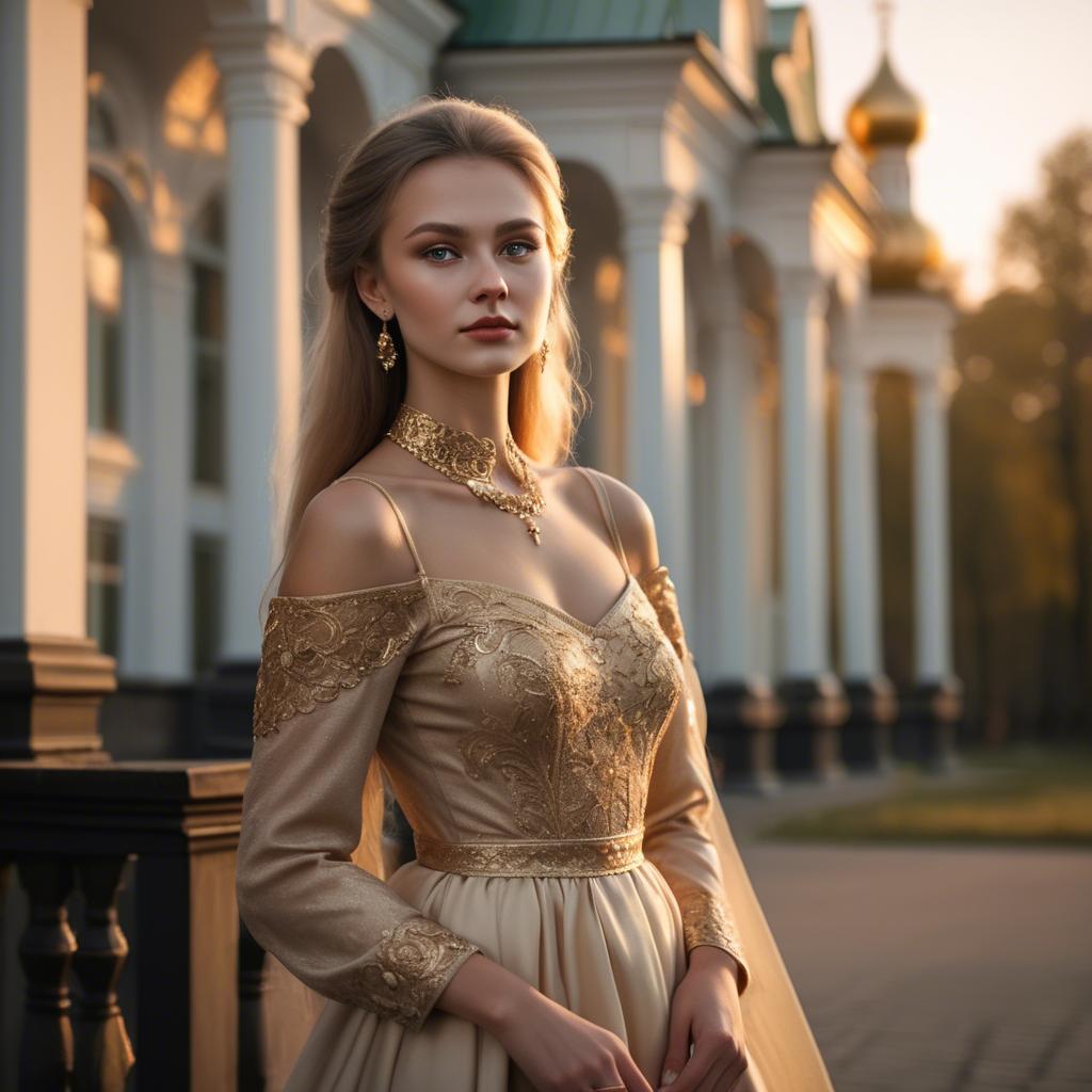 A stunning image of russian elegance in golden hour.