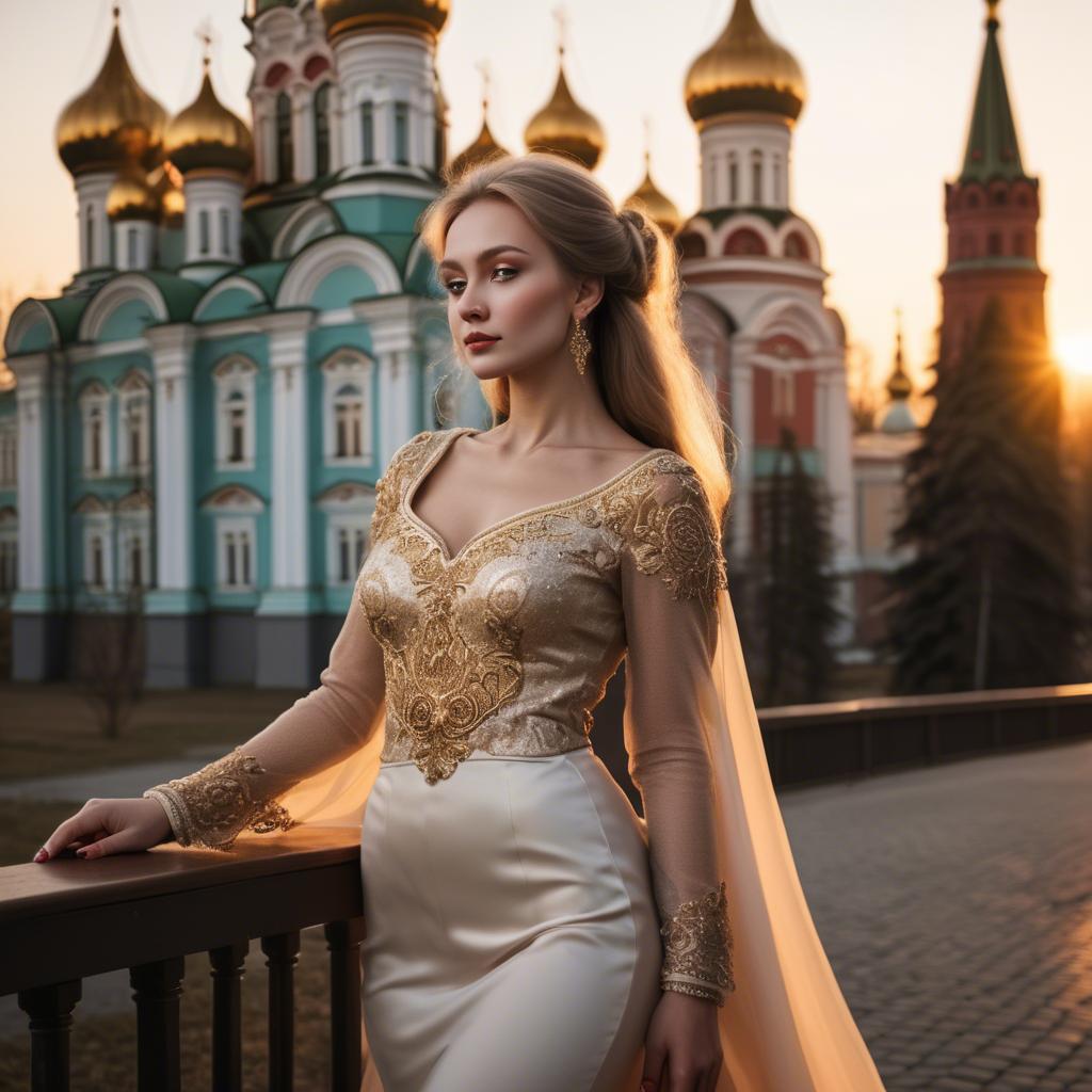 A stunning image of russian elegance in golden hour.