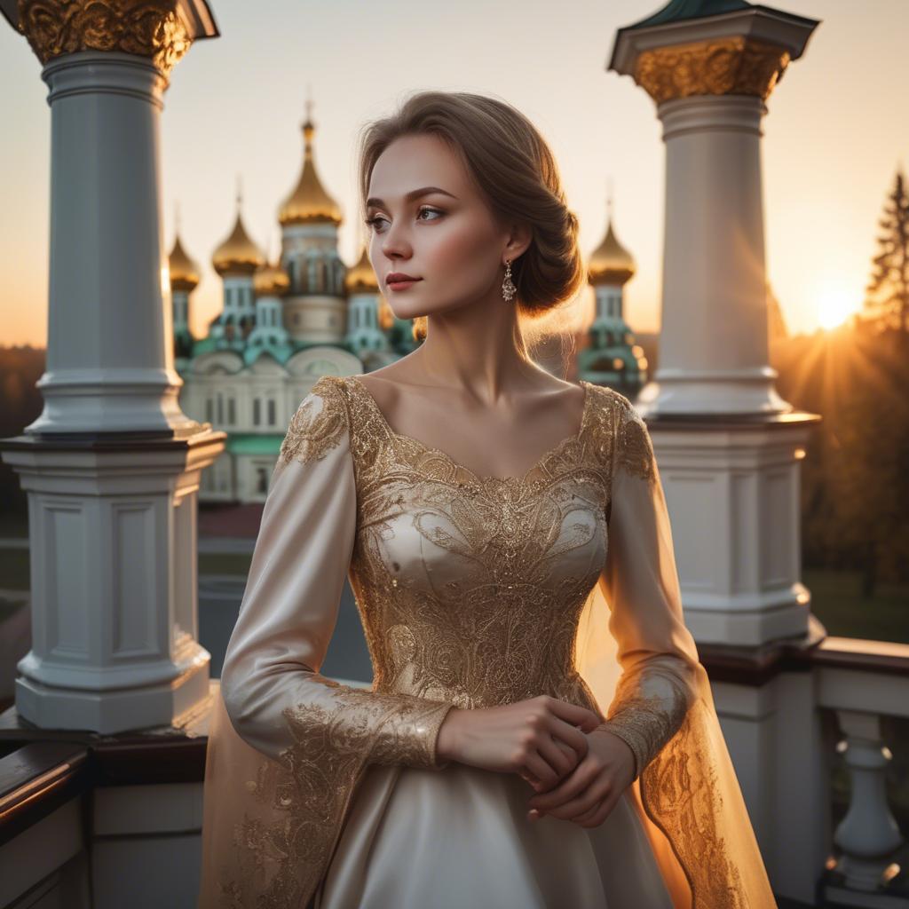 A stunning image of russian elegance in golden hour.