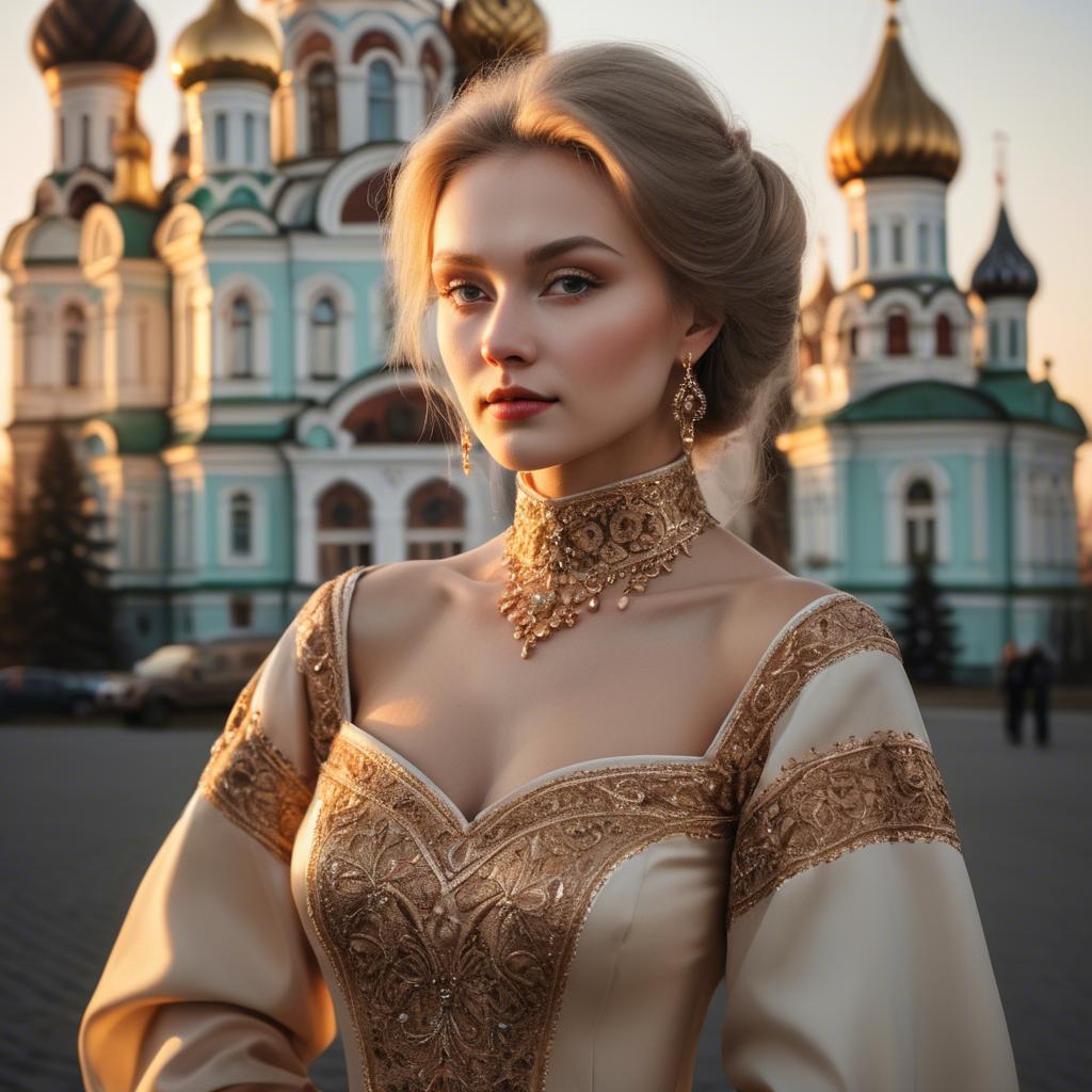 A stunning image of russian elegance in golden hour.