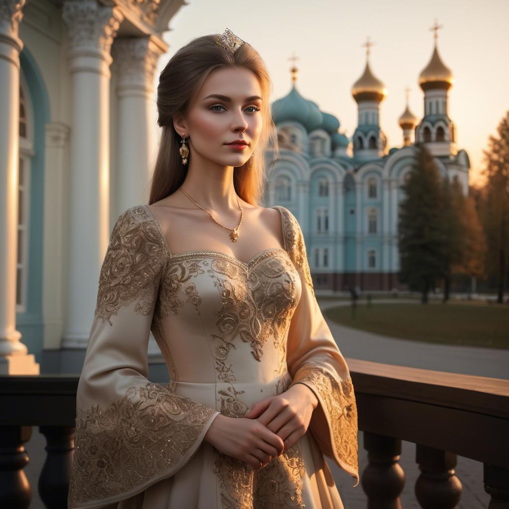 A stunning image of russian elegance in golden hour.