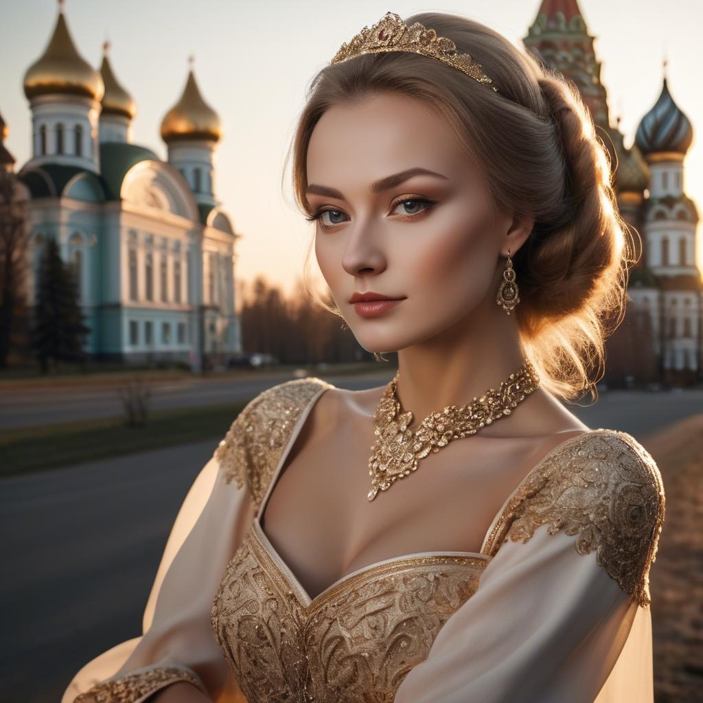 A stunning image of russian elegance in golden hour.