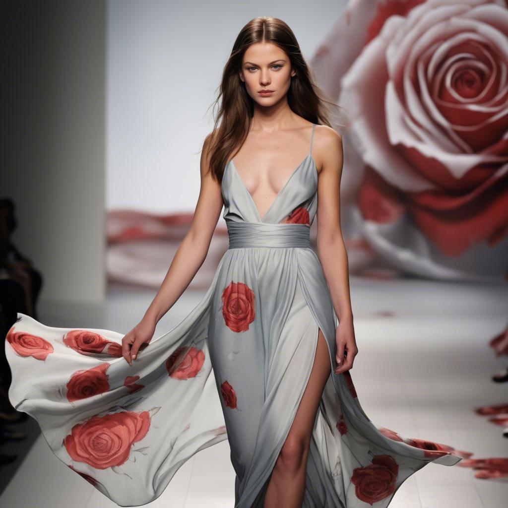 A stunning image of american beauty in flowing fabrics.