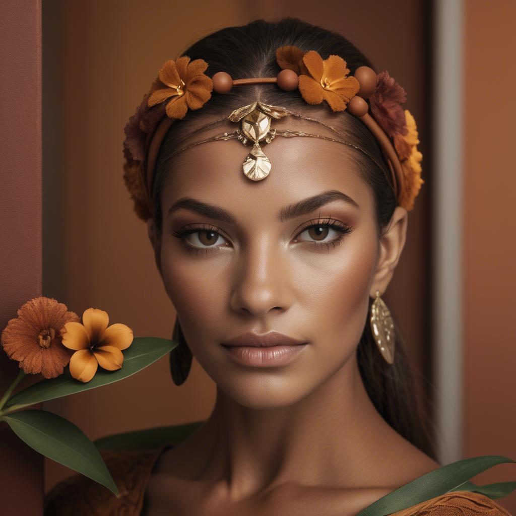 A stunning image of brazilian elegance in warm tones.