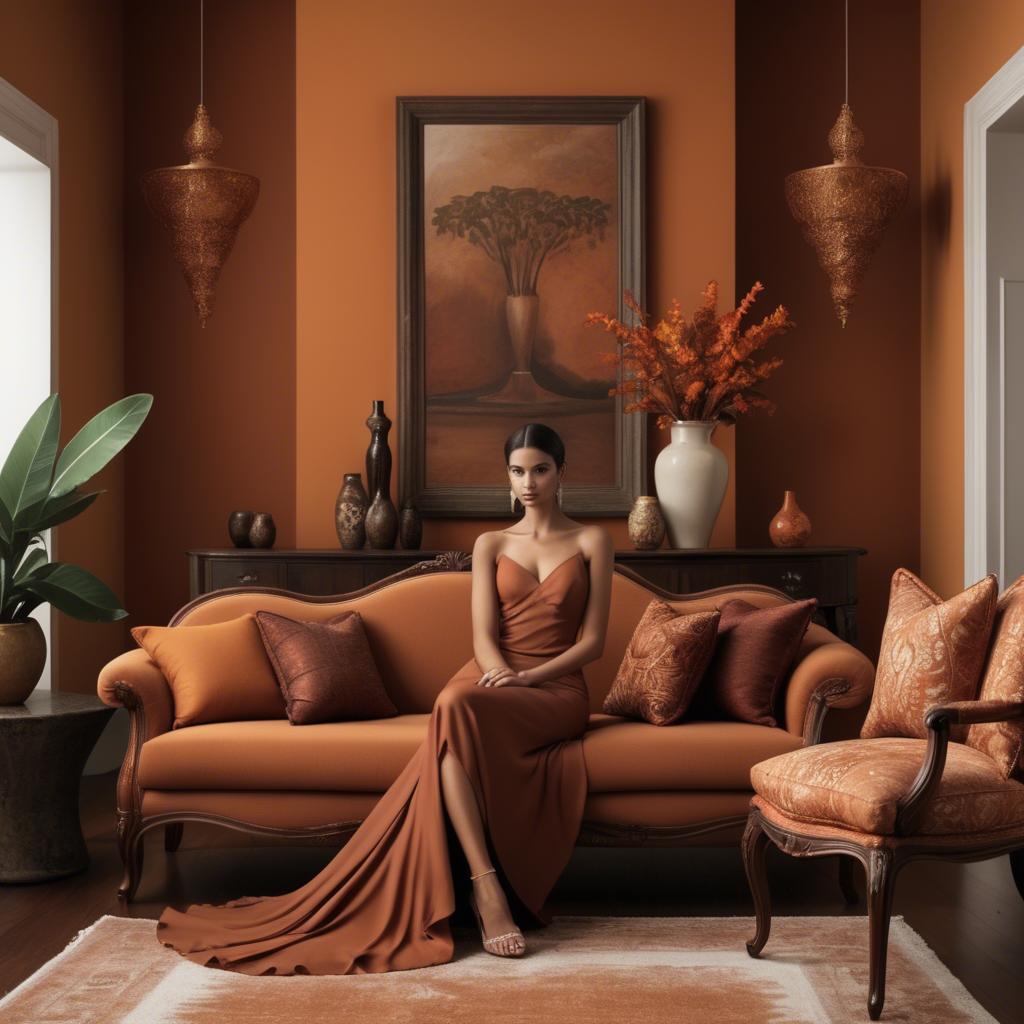 A stunning image of brazilian elegance in warm tones.