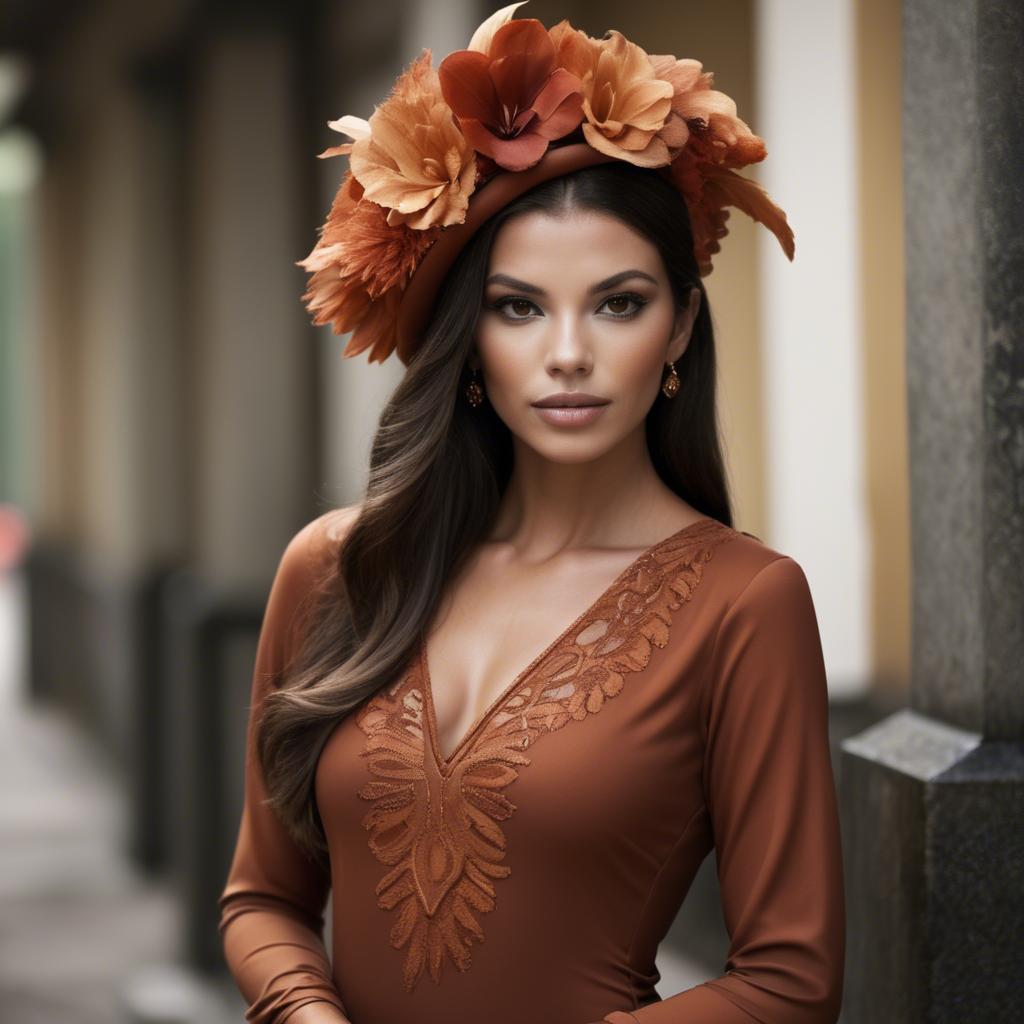A stunning image of brazilian elegance in warm tones.