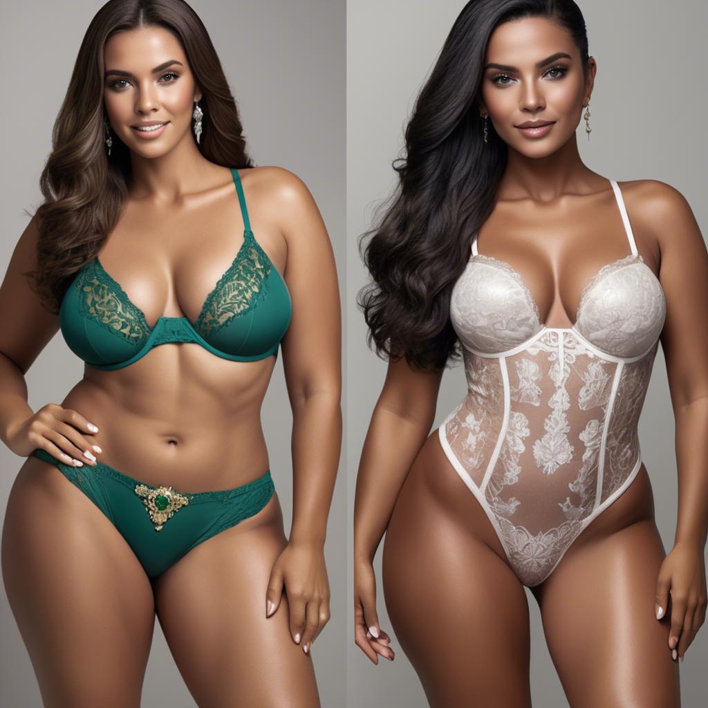 A stunning image of brazilian glamour with radiant confidence.