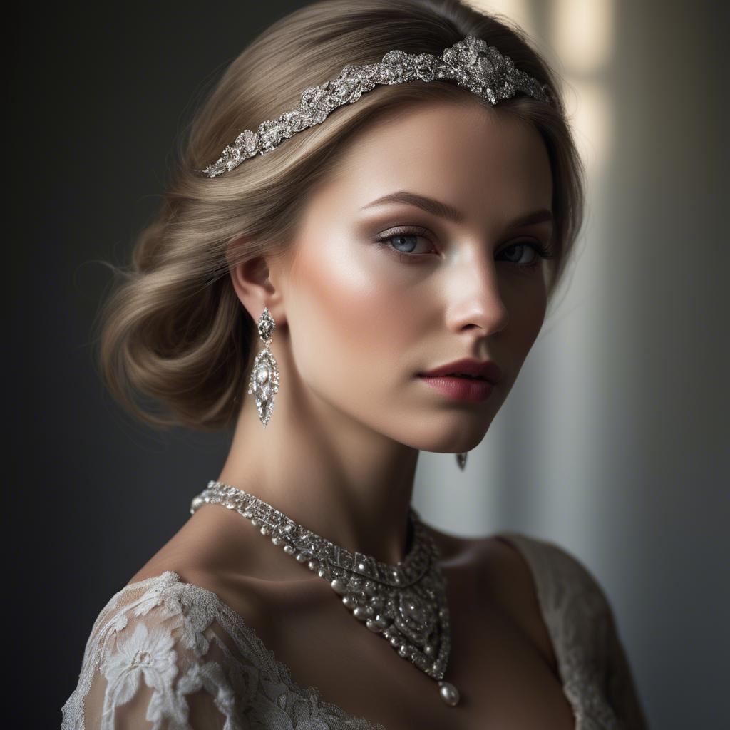A stunning image of caucasian elegance in dramatic light.