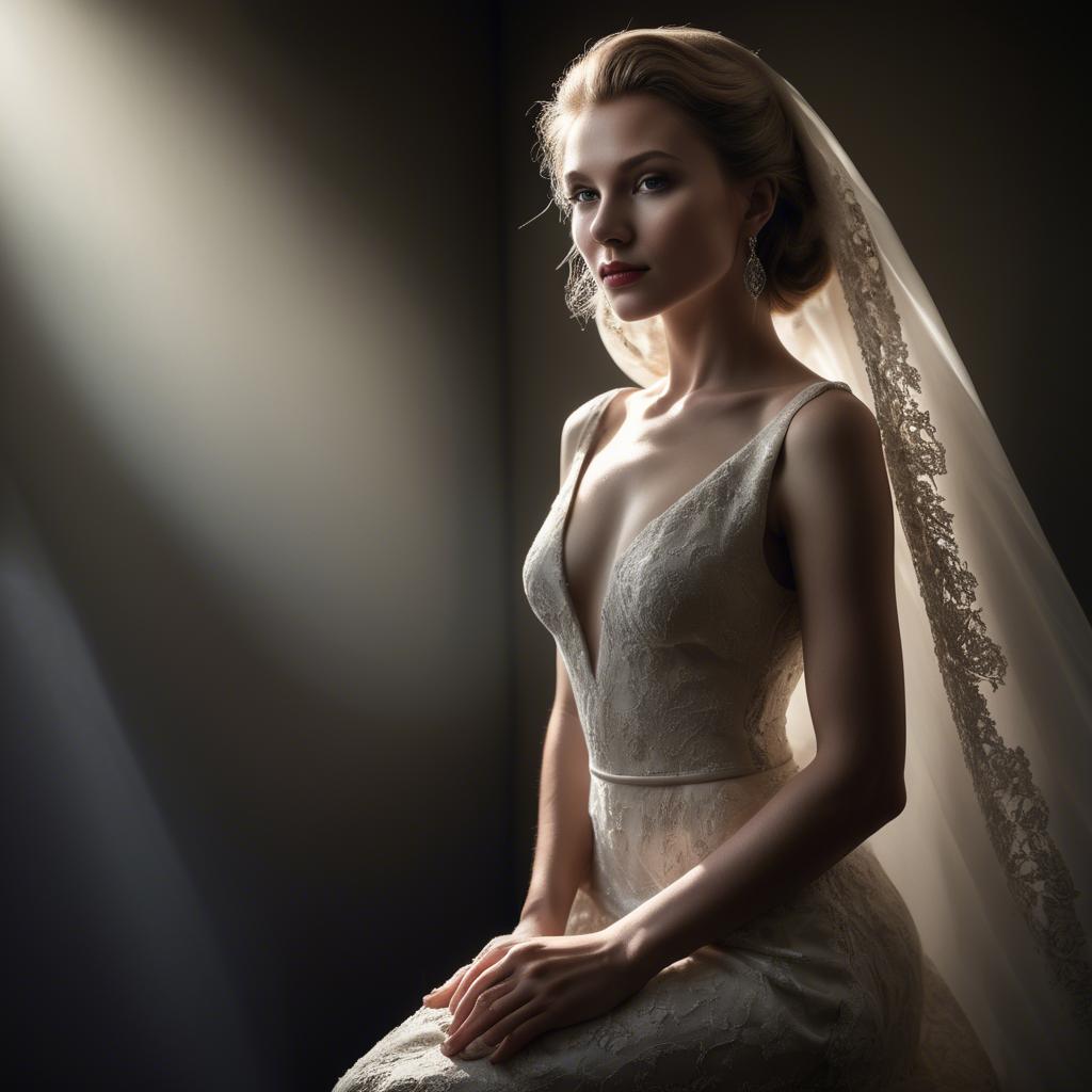 A stunning image of caucasian elegance in dramatic light.