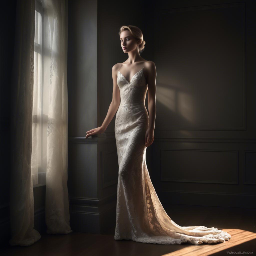 A stunning image of caucasian elegance in dramatic light.