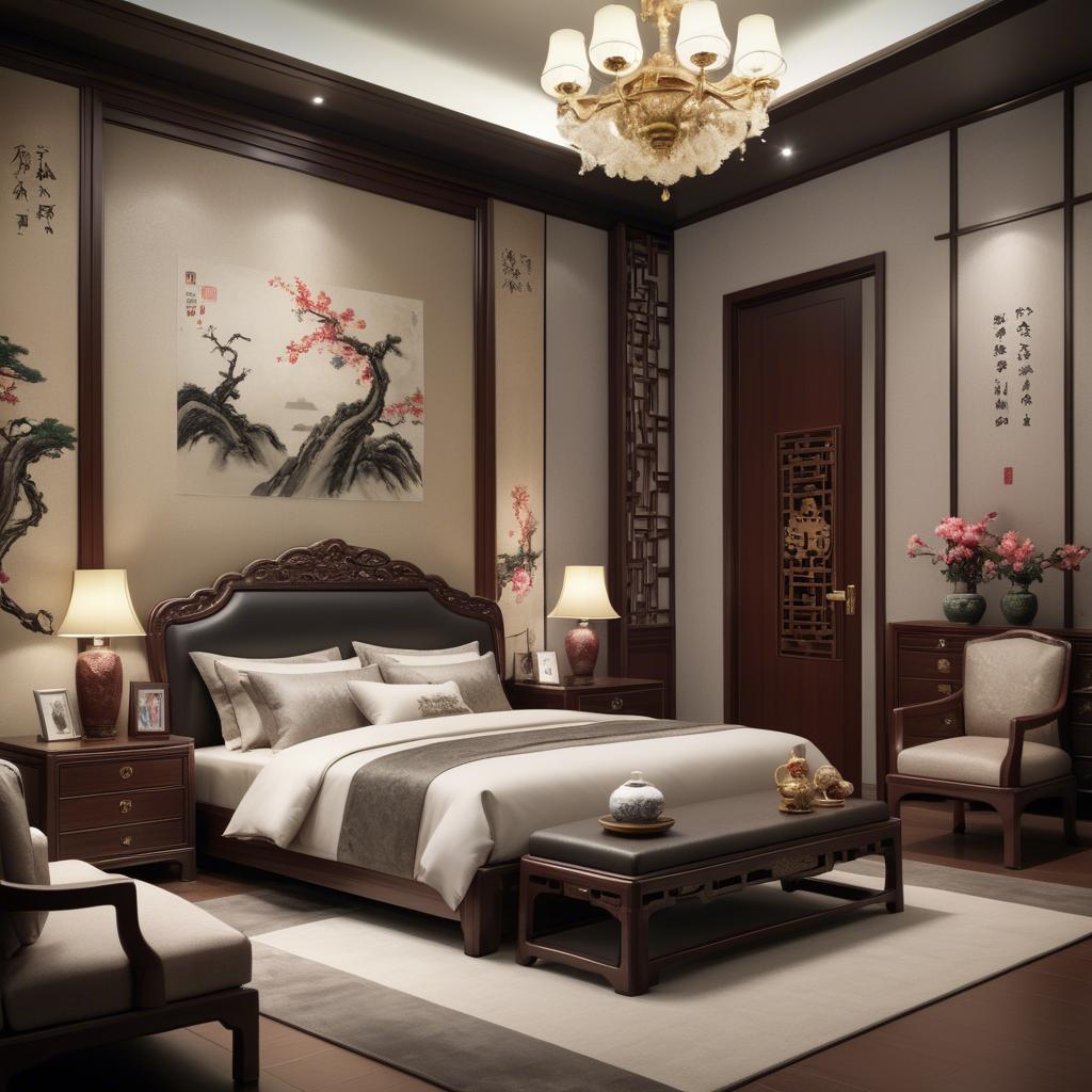 A stunning image of chinese elegance with luxurious textures.