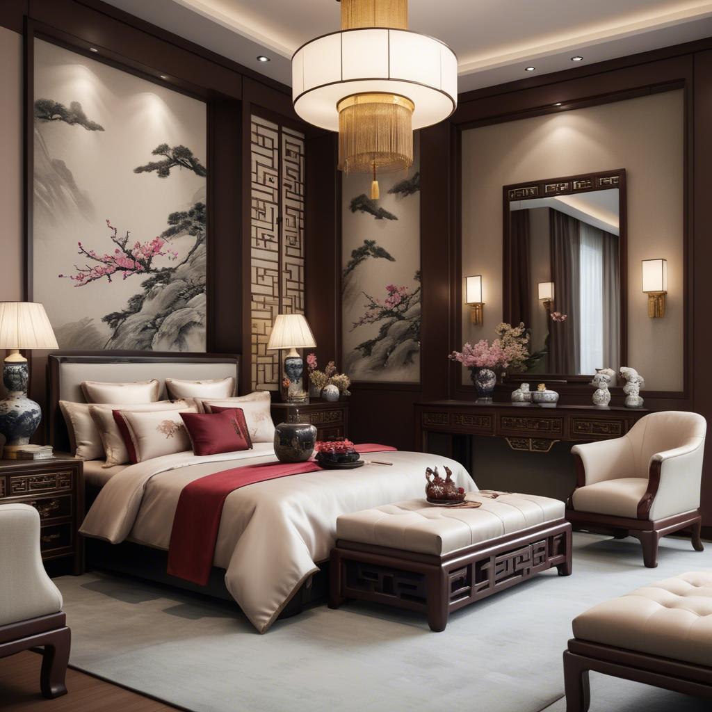 A stunning image of chinese elegance with luxurious textures.