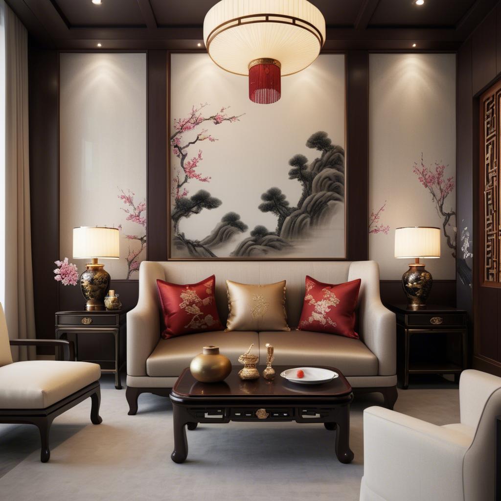 A stunning image of chinese elegance with luxurious textures.