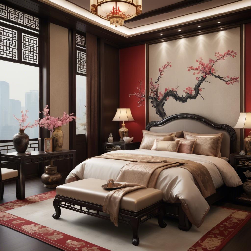 A stunning image of chinese elegance with luxurious textures.