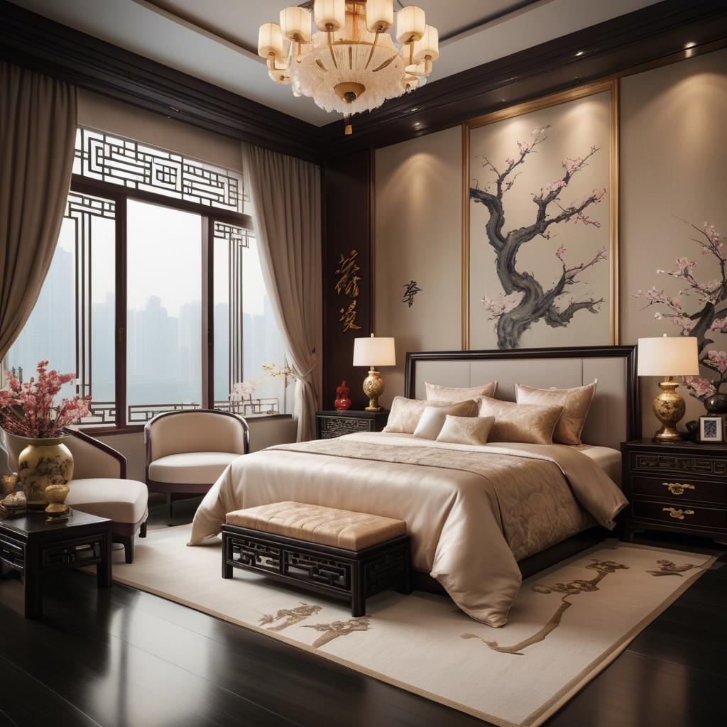 A stunning image of chinese elegance with luxurious textures.