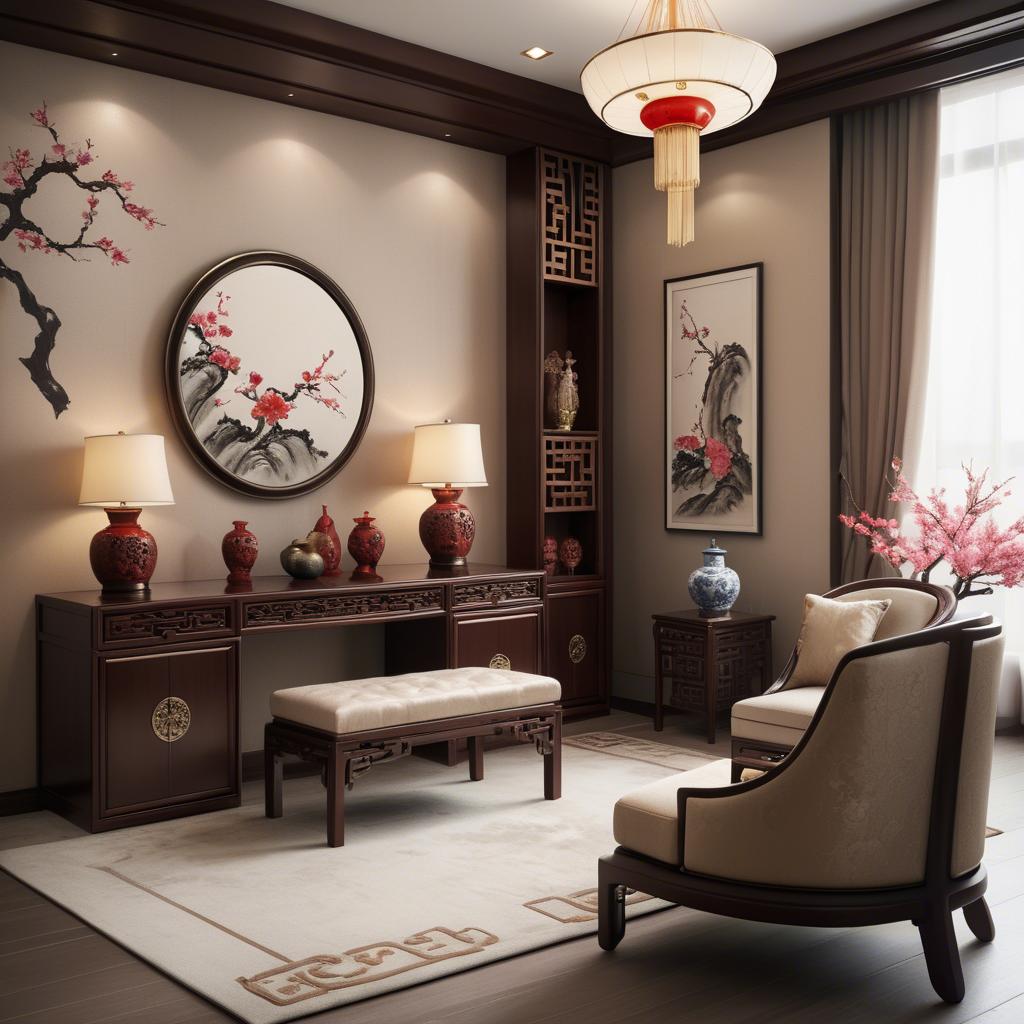 A stunning image of chinese elegance with luxurious textures.