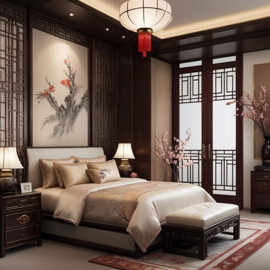 A stunning image of chinese elegance with luxurious textures.