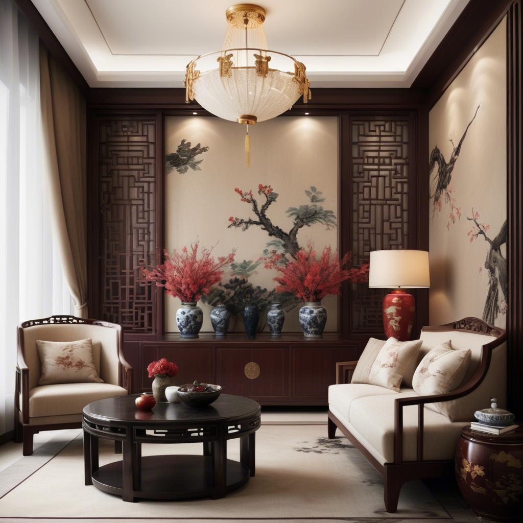 A stunning image of chinese elegance with luxurious textures.