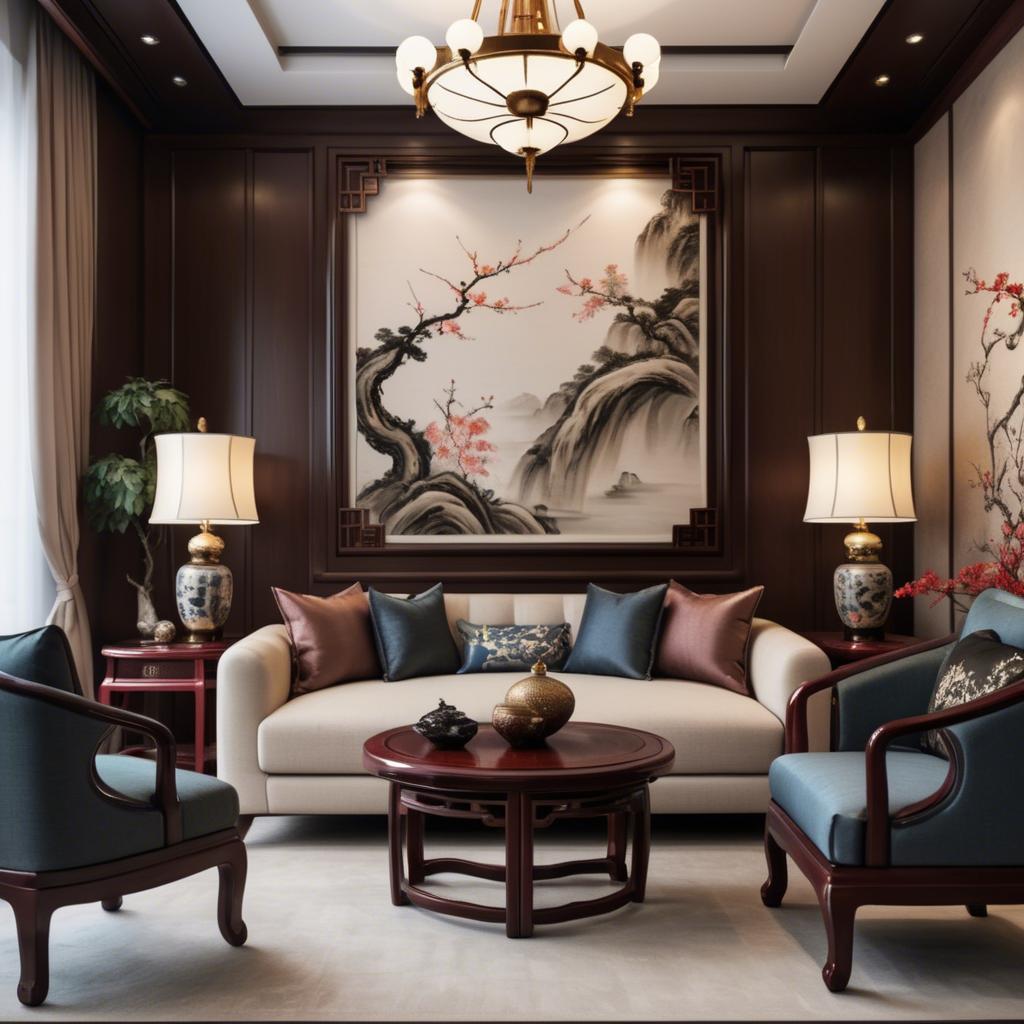 A stunning image of chinese elegance with luxurious textures.
