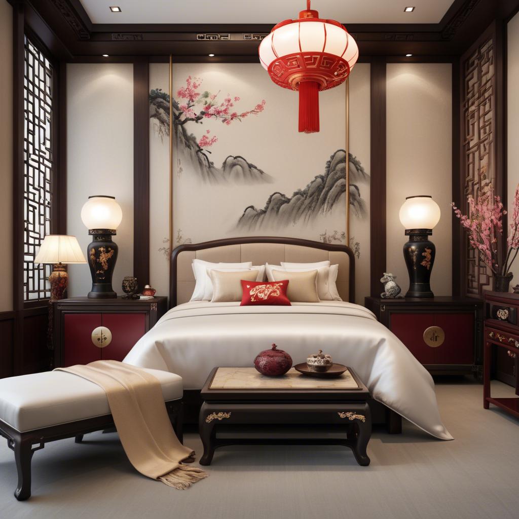 A stunning image of chinese elegance with luxurious textures.