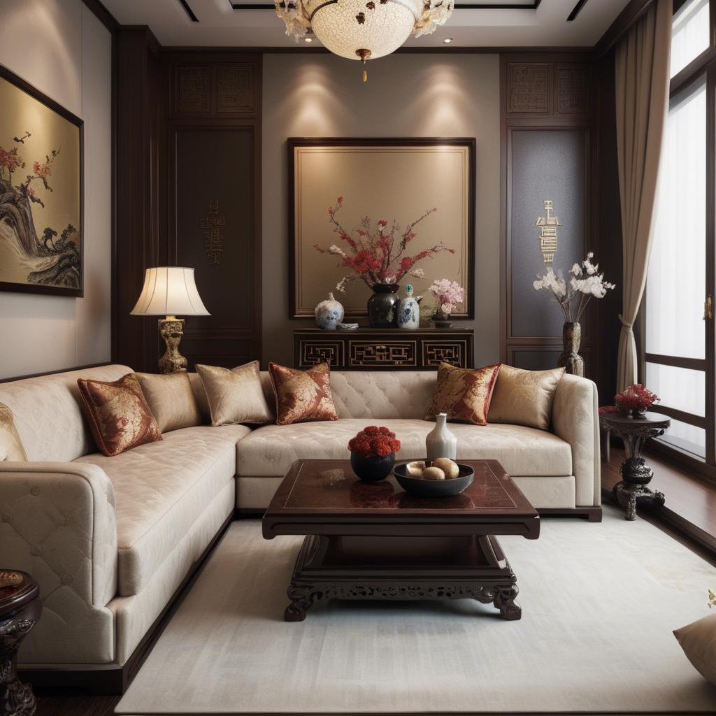 A stunning image of chinese elegance with luxurious textures.