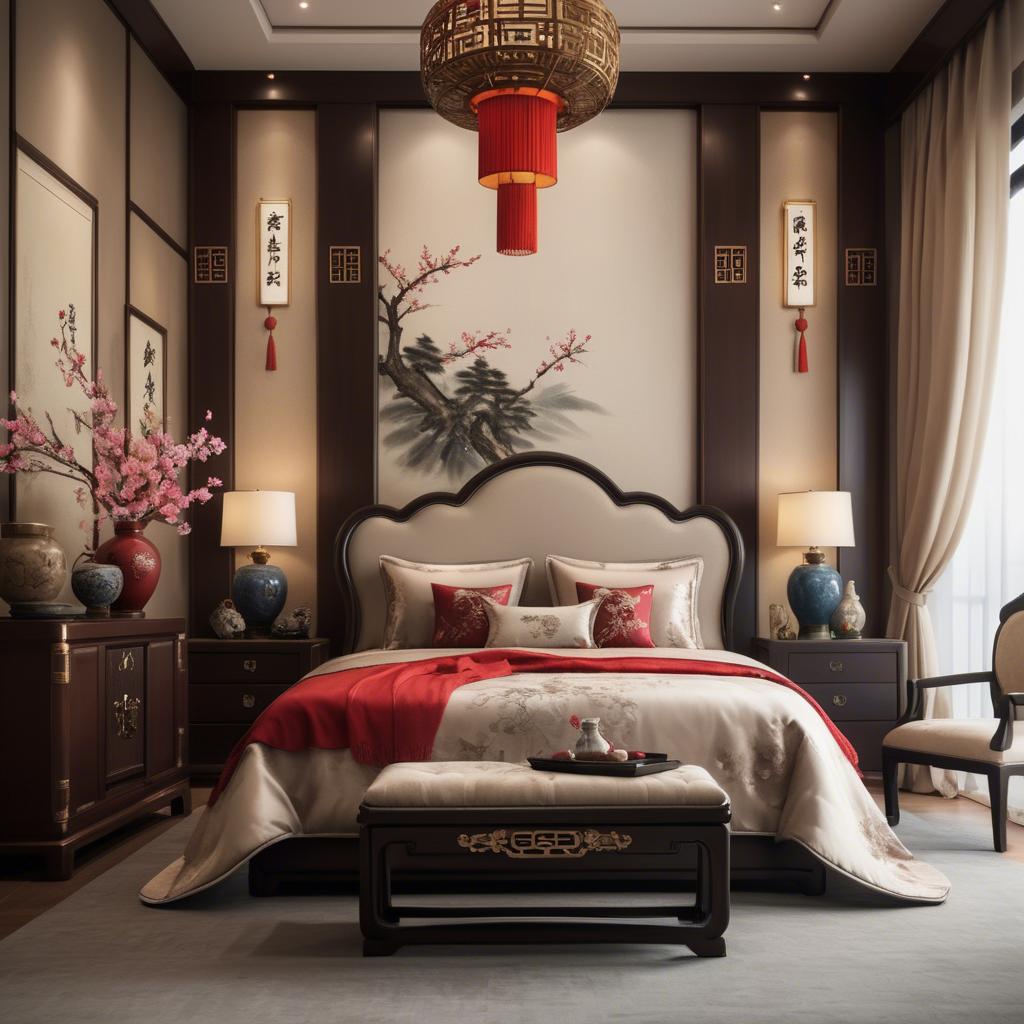 A stunning image of chinese elegance with luxurious textures.