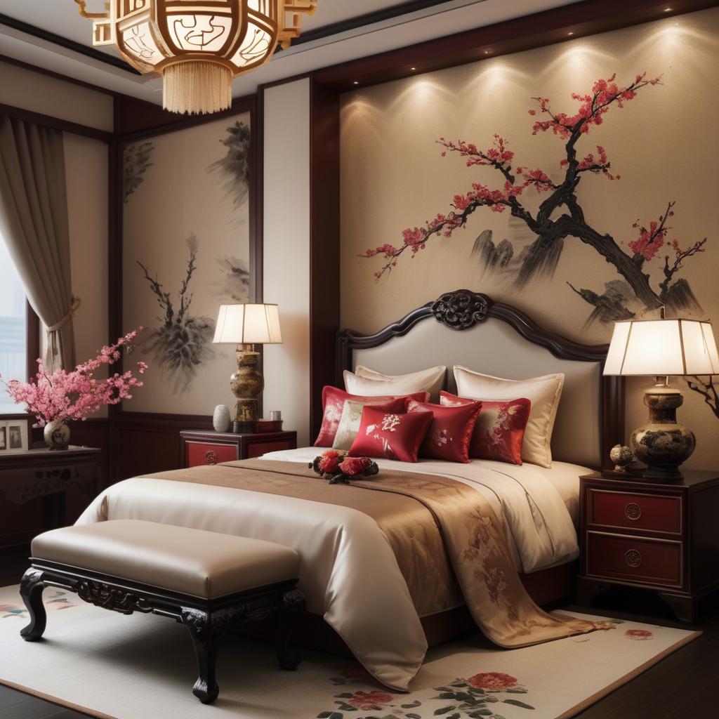 A stunning image of chinese elegance with luxurious textures.