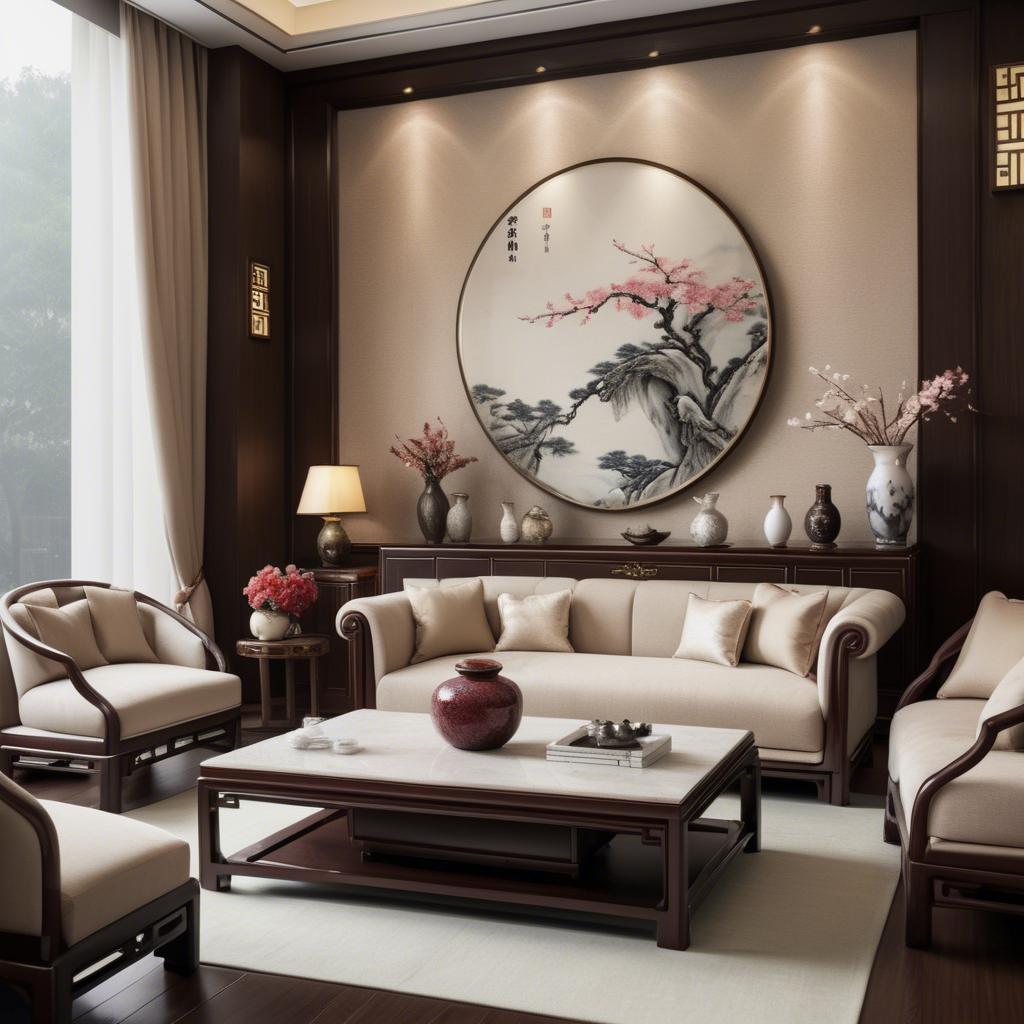 A stunning image of chinese elegance with luxurious textures.
