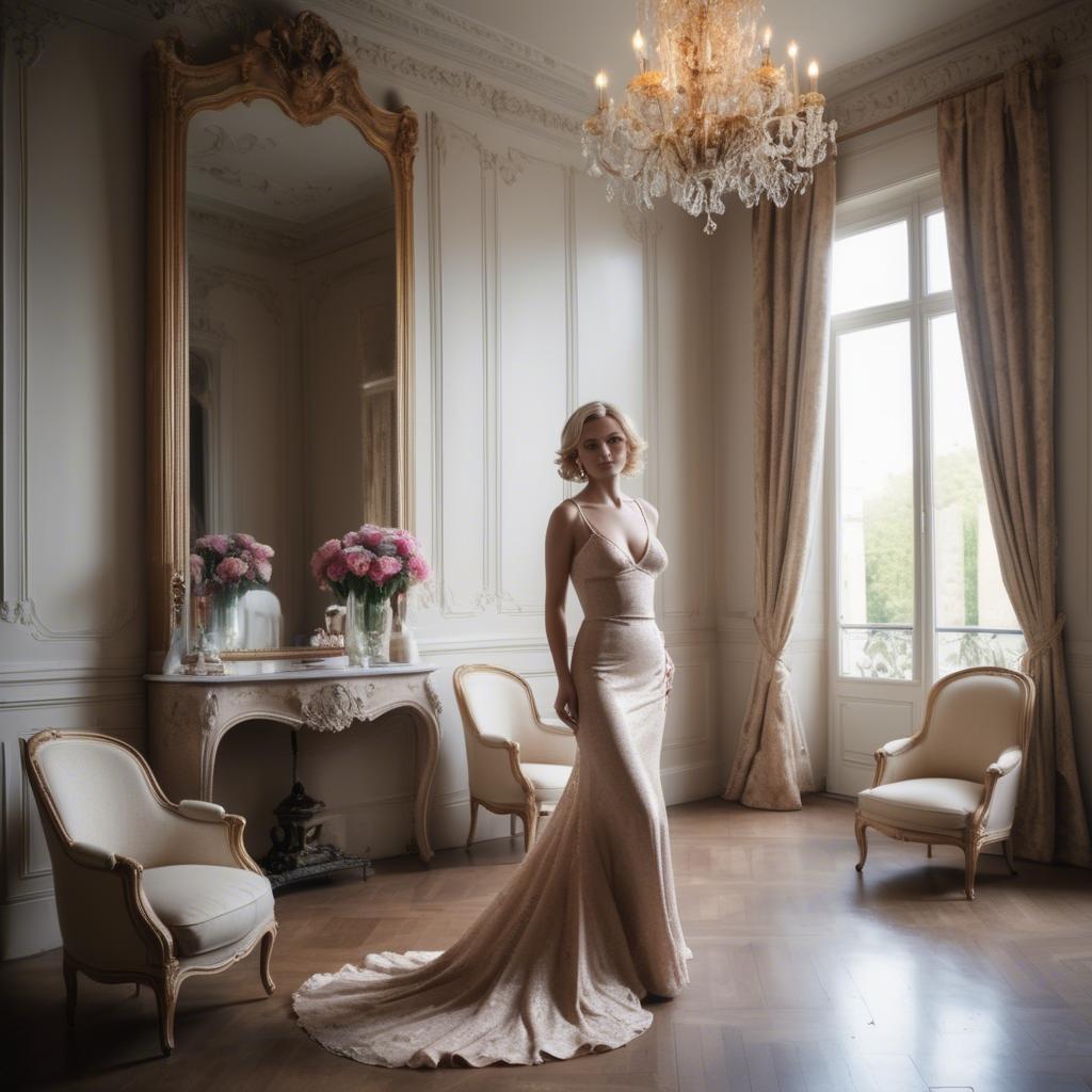 A stunning image of french glamour in natural lighting.
